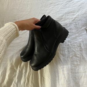 Black booties